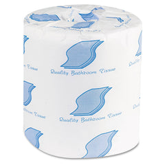 GEN Bath Tissue, Septic Safe, 2-Ply, White, 500 Sheets/Roll, 96 Rolls/Carton - GEN500